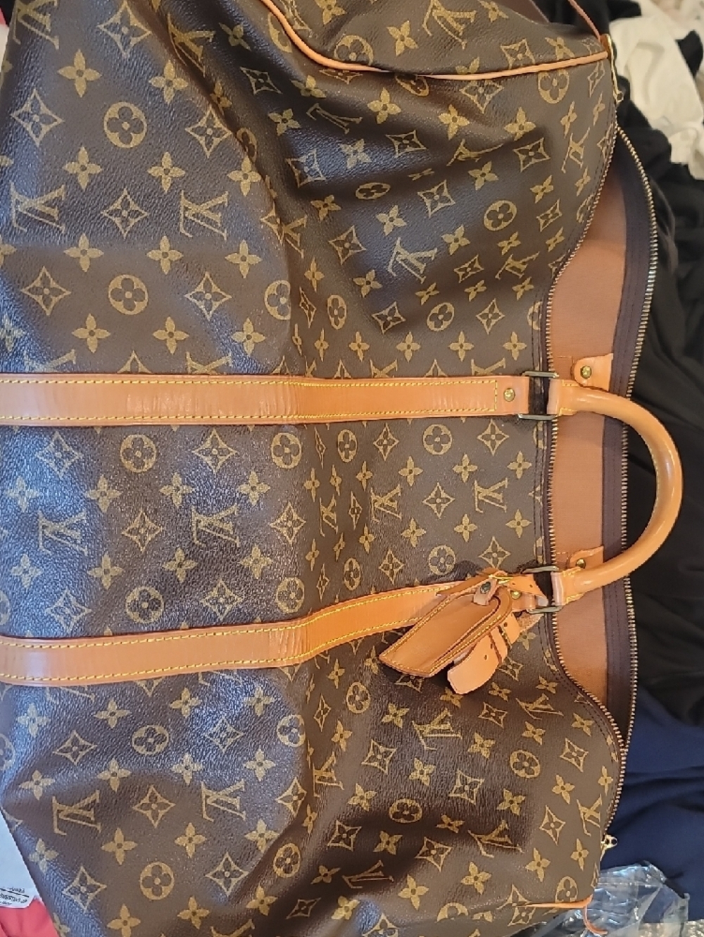 Beautiful Vintage Louis Vuitton Keepal 50 in original box W/key & lock - Picture 3 of 7